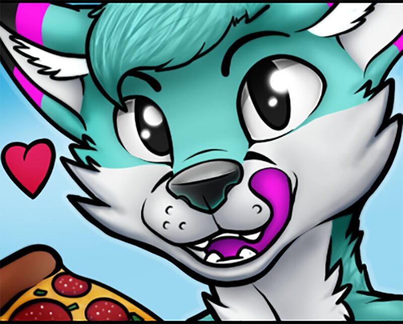 Pizza addicted! | Fuzzy Furrys - Art And More🐶 Amino