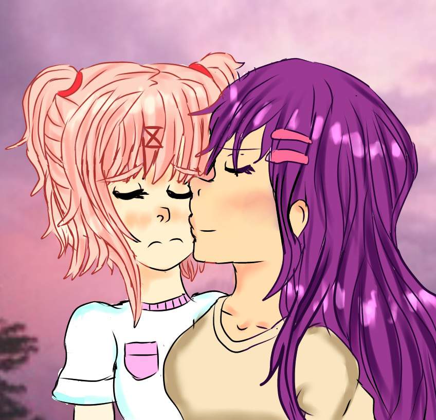 Natsuki x Yuri Kiss | Doki Doki Literature Club! Amino