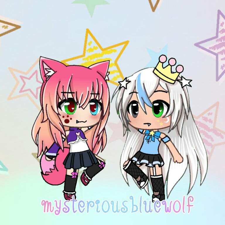 Kana and Middow | Gacha-Life Amino