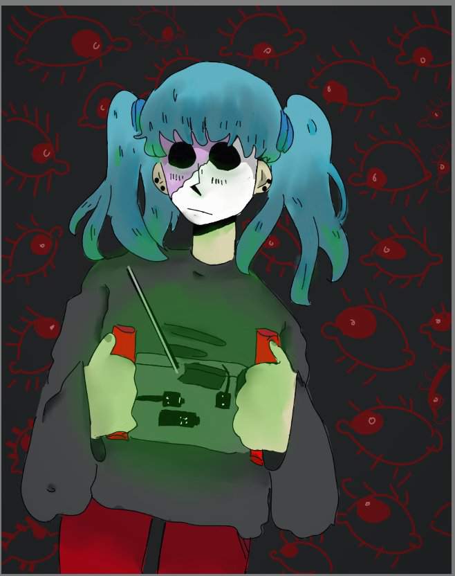 Sally face fanart cause yeah uwu | Art Amino