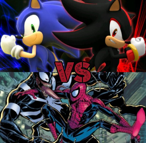 Sonic y Shadow vs Spiderman y Venom Rap | Sonic the Hedgehog Español Amino