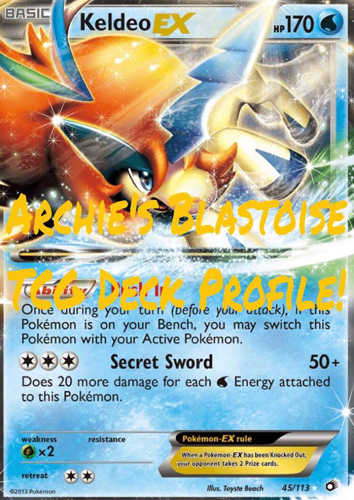 Archies Blastoise Tcg Expanded Deck Profile Pokémon Amino