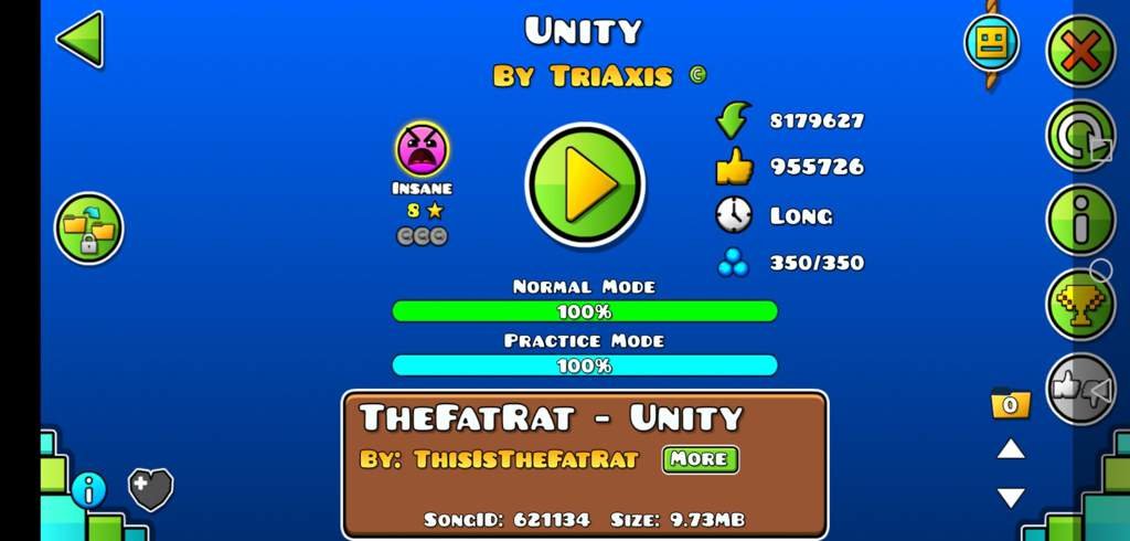 Unity completed | Geometry Dash Amino