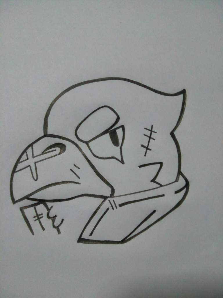 Meu Desenho Do Corvo Brawl Stars Amino Oficial Amino - desenhos para pintar do brawl stars corvo