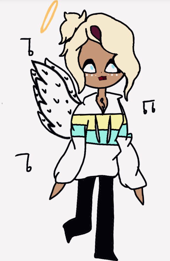 Angel Oc Hhoc Halo Hazbin Hotel Official Amino 