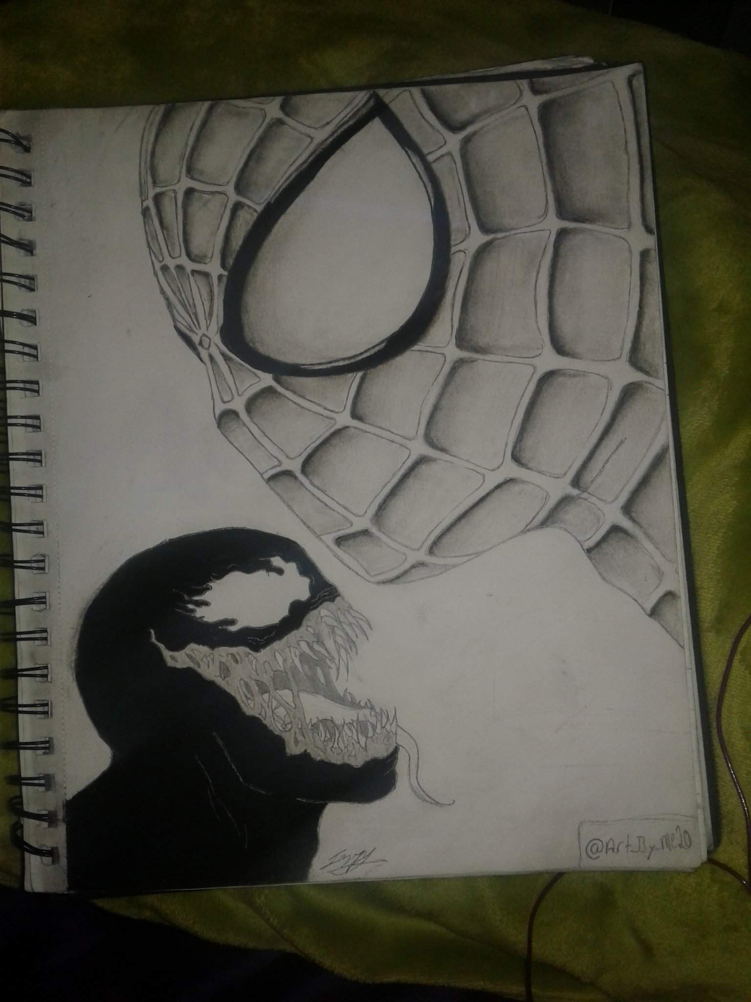 Spider-man and Venom drawing | Spider-Man Amino