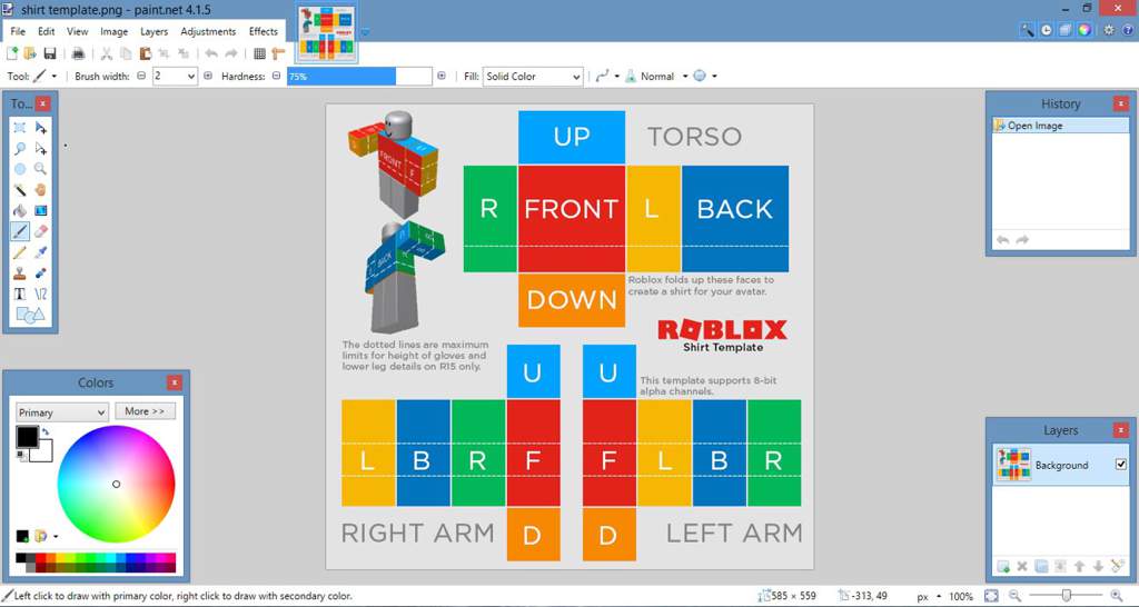 How To Make Roblox Shirts No Paintnet