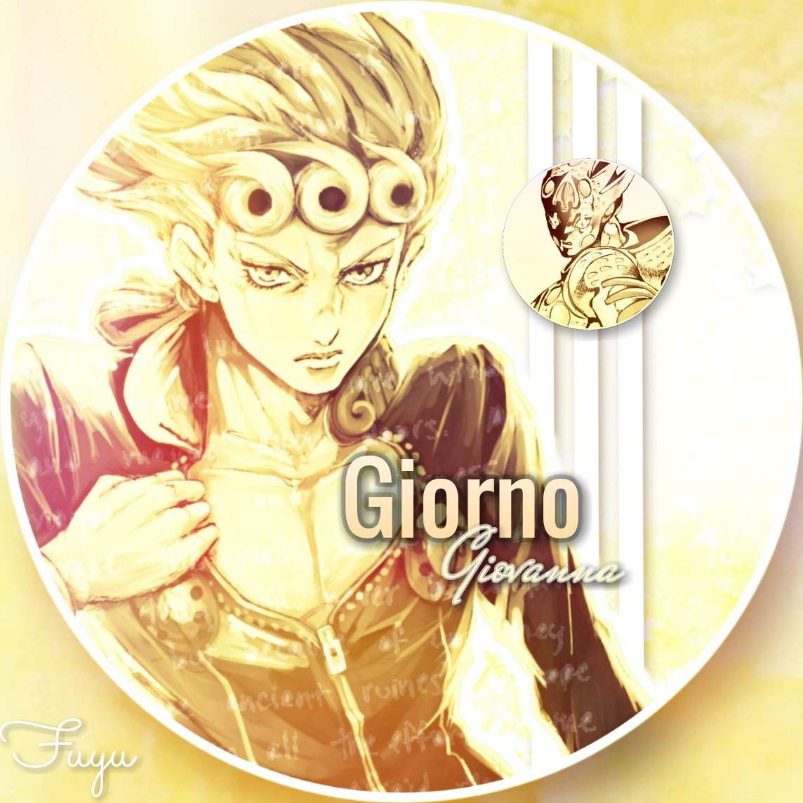 Giorno Profile Edits 🍋 | JoJo Amino Amino