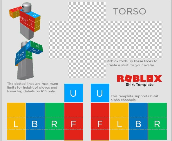 Shirt Template In Roblox