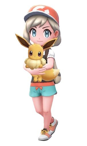 Female Trainers From Pokemon Lets Go Pikachueevee