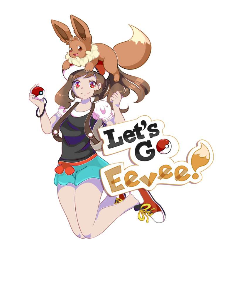 Female Trainers From Pokemon Lets Go Pikachueevee