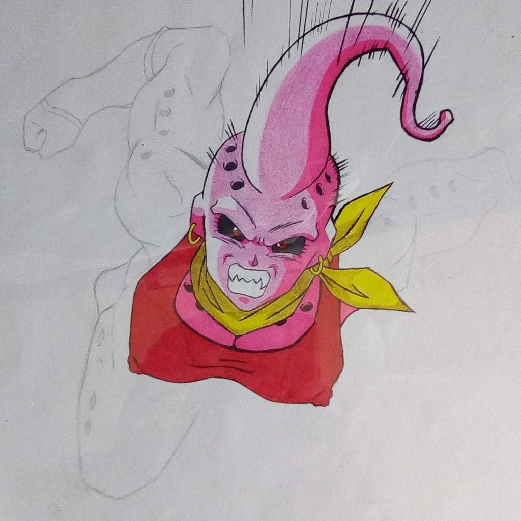 Majin Buu Absorbe A Bulma | Arte Anime Amino Amino