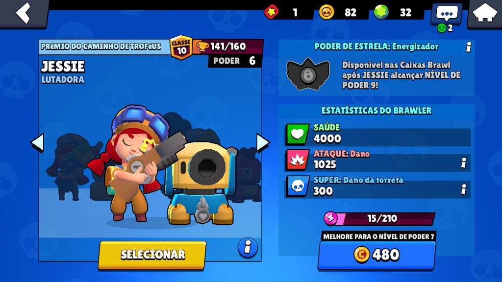 Jessie Classe 10 Brawl Stars Amino Oficial Amino - brawl stars brawlers nivel 7