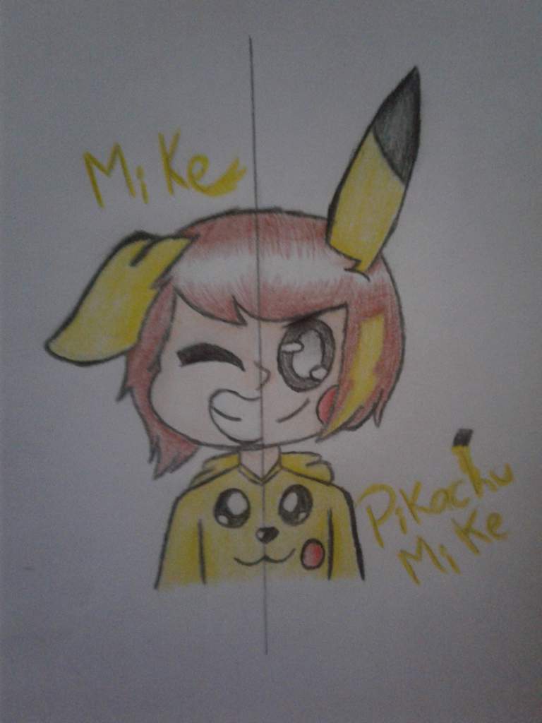 Con Valor Pikachu Mike Dibujo De Mikecrack Los Compas