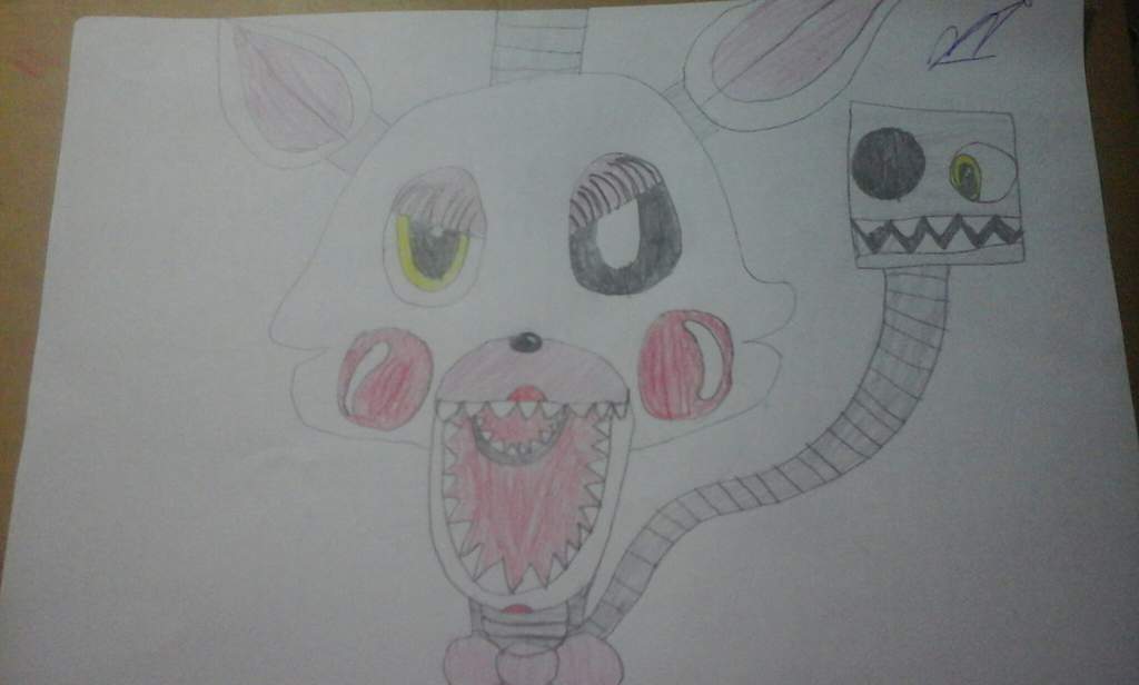 El dibujo de Mangle | FNaF Amino [ Español ] Amino