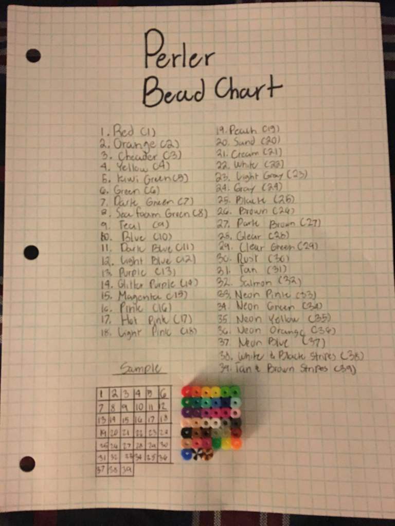 Perler Bead Chart