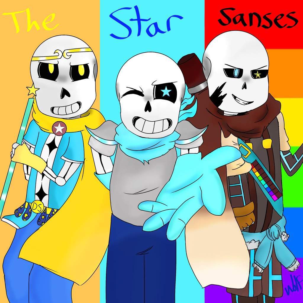 The Star Sanses are back for Another Run {Redraw} | Undertale AUs Amino