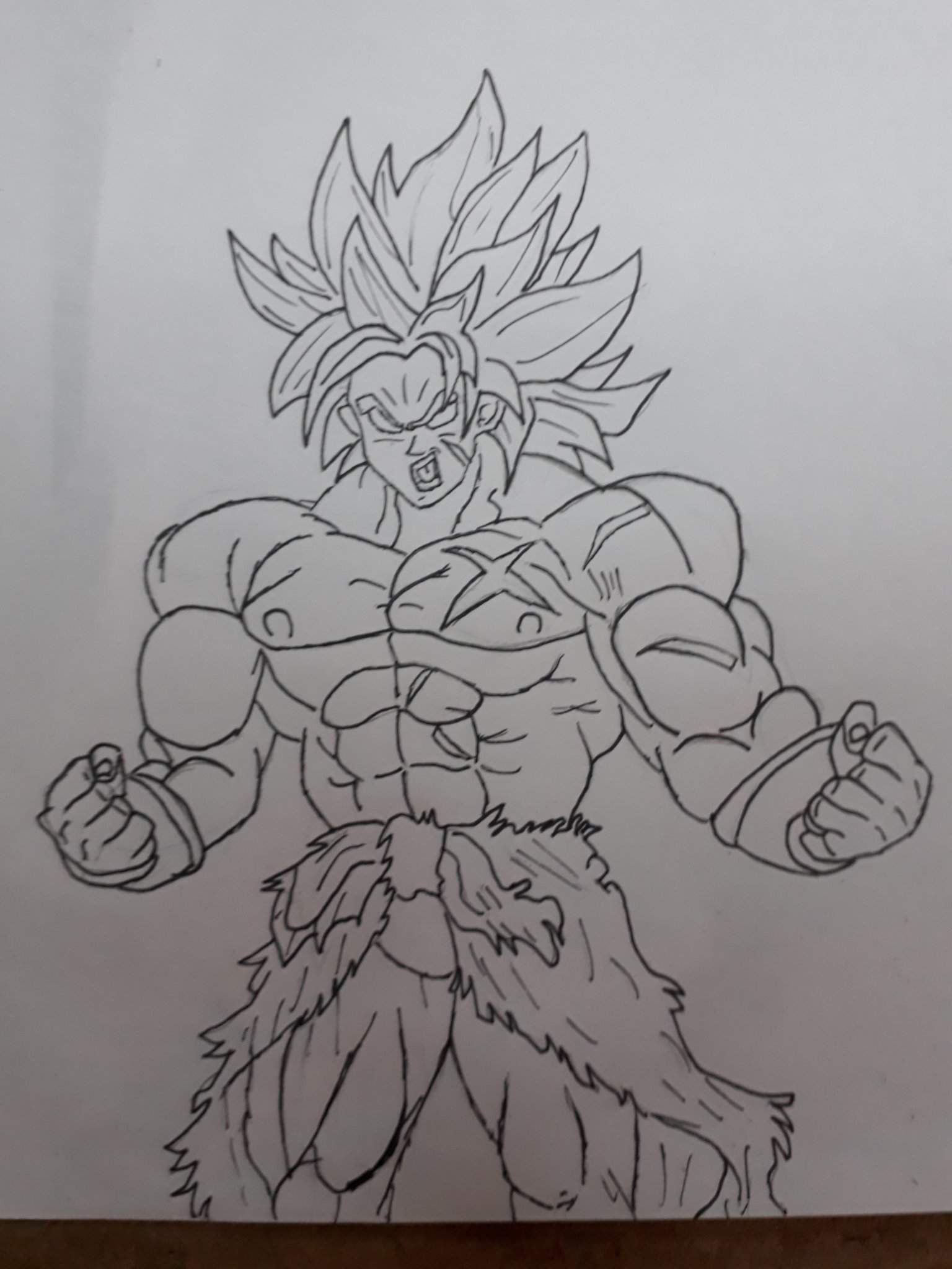 Broly próximamente pintado xd | •Arte Amino• Amino