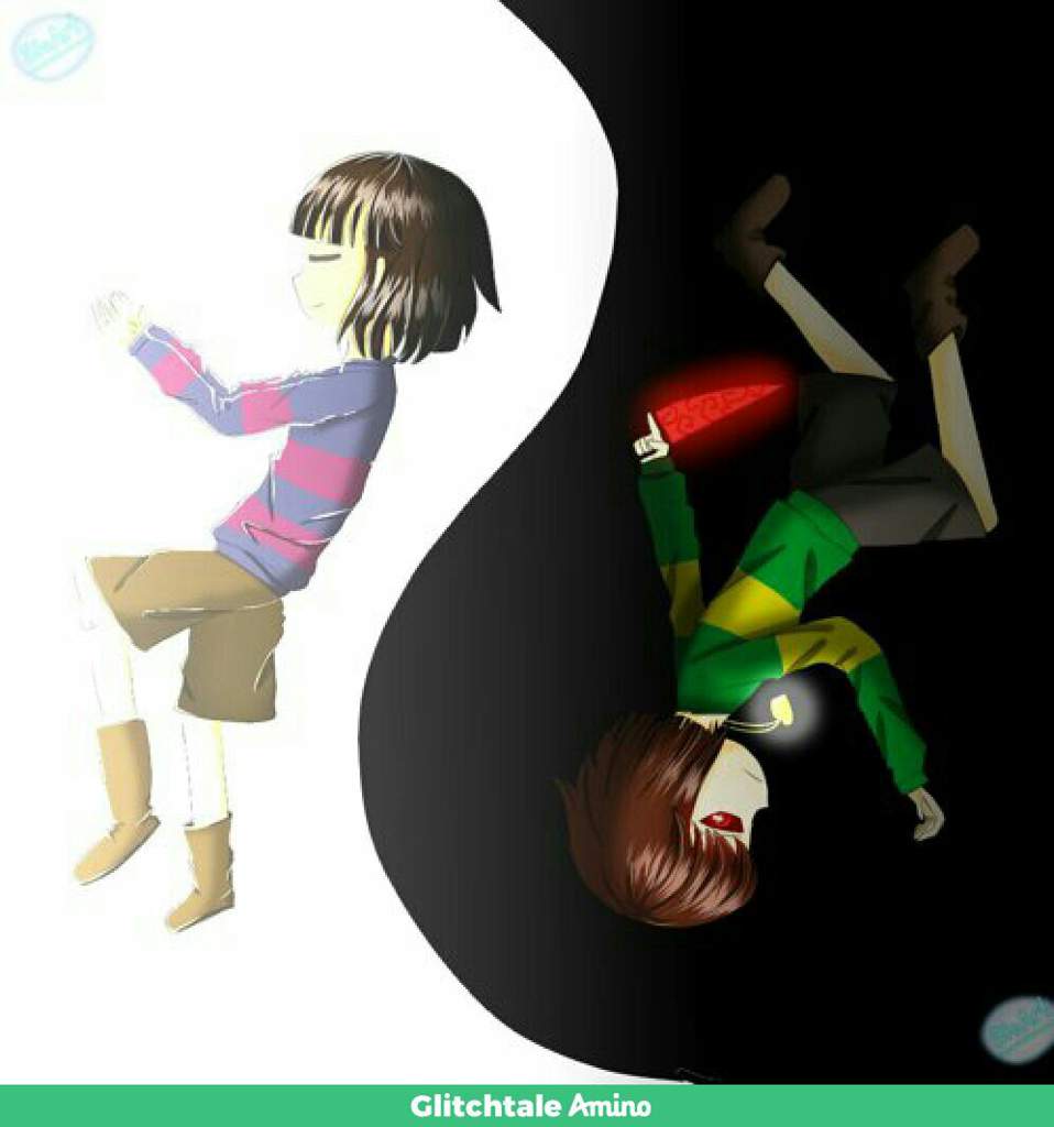 Chara glitchtale. . . | 🔪 Charisk 🔪 Amino