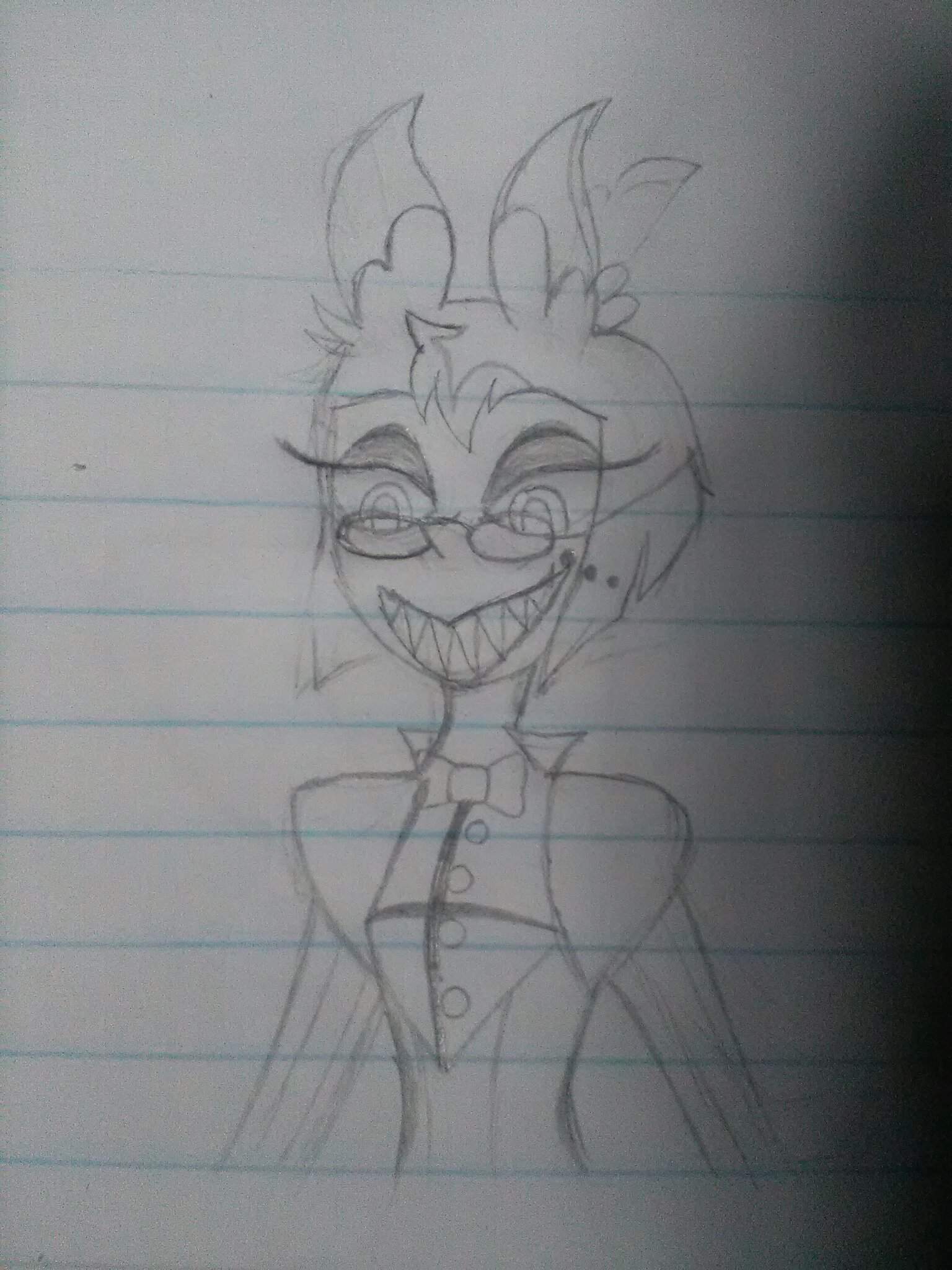 Female Alastor Sketch + Extra | Hazbin Hotel (official) Amino