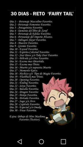 30 Dias Dia 17 Fairy Tail Eden S Zero Amino