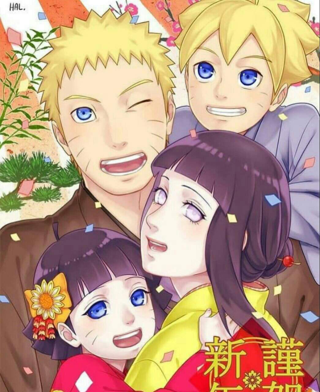 Naruto family on Christmas Eve😍😘 | Naruto Amino