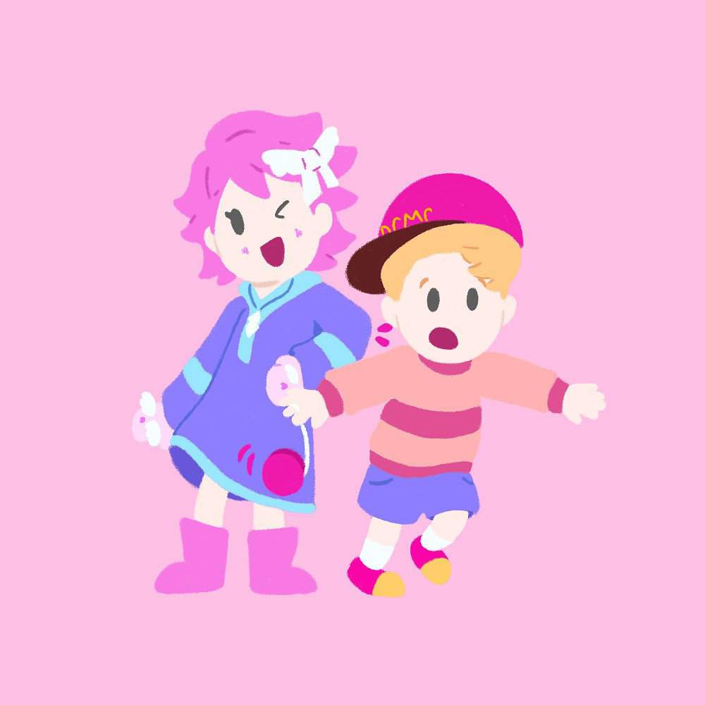 Kumatora and Lucas Art | EarthBound Amino