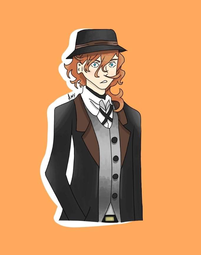 Chuuya drawing | Bungou Stray Dogs Amino