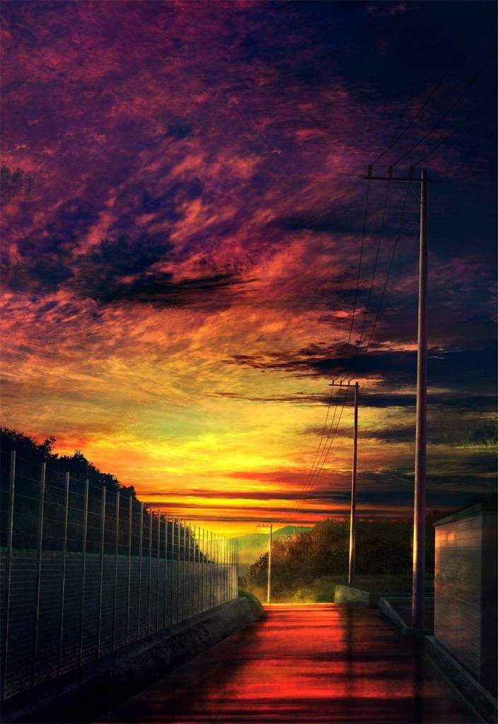 Sunset Wallpapers Anime Amino