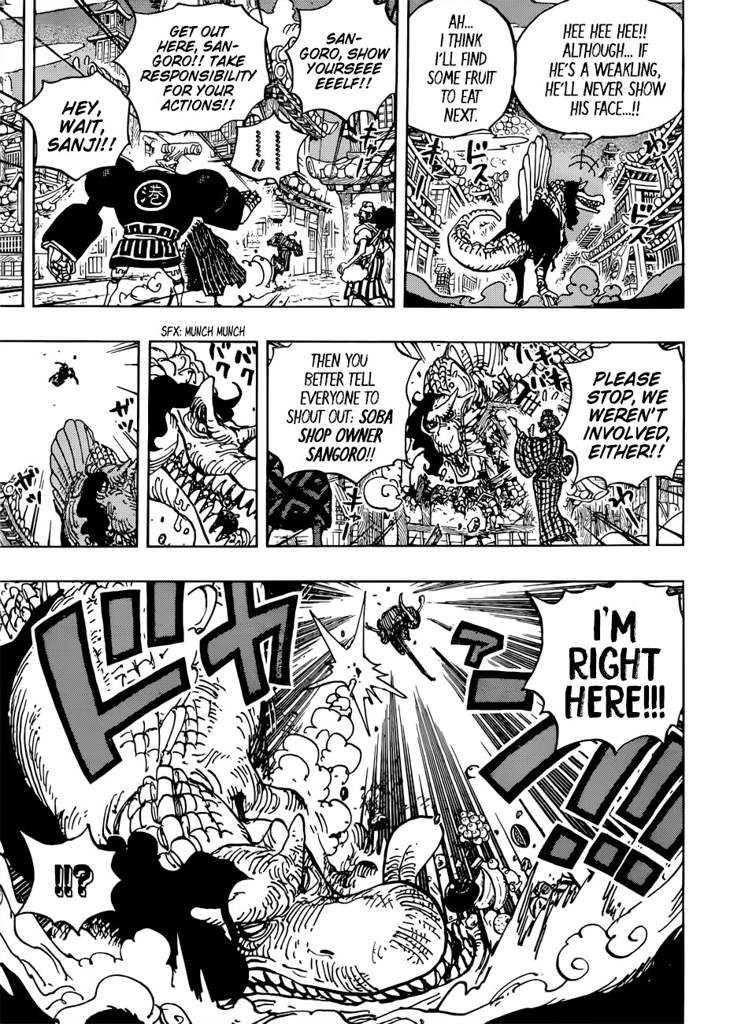 One Piece Chapter 930 Ebisu Town Analysis One Piece Amino