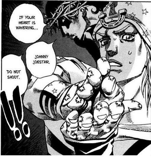 Johnny Joestar spins into the Battle.