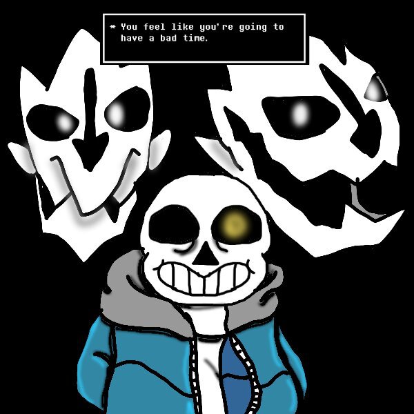 Fan Art de Sans GENOCIDA(Remake) | Undertale Español Amino