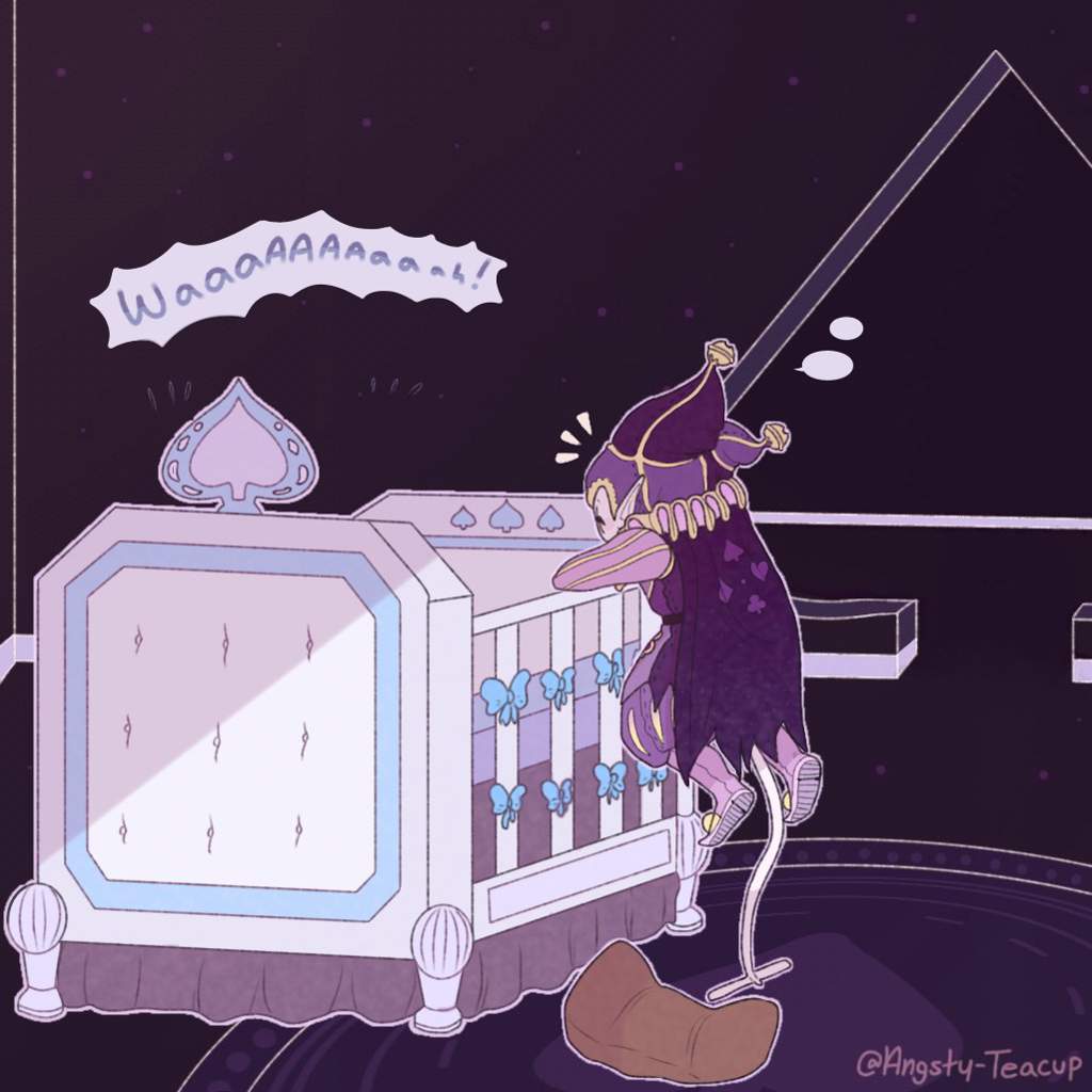 Lil lancer and Jevil Deltarune. Amino