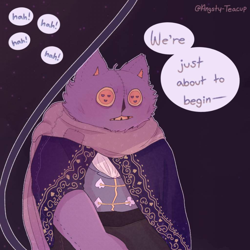 Lil lancer and Jevil Deltarune. Amino