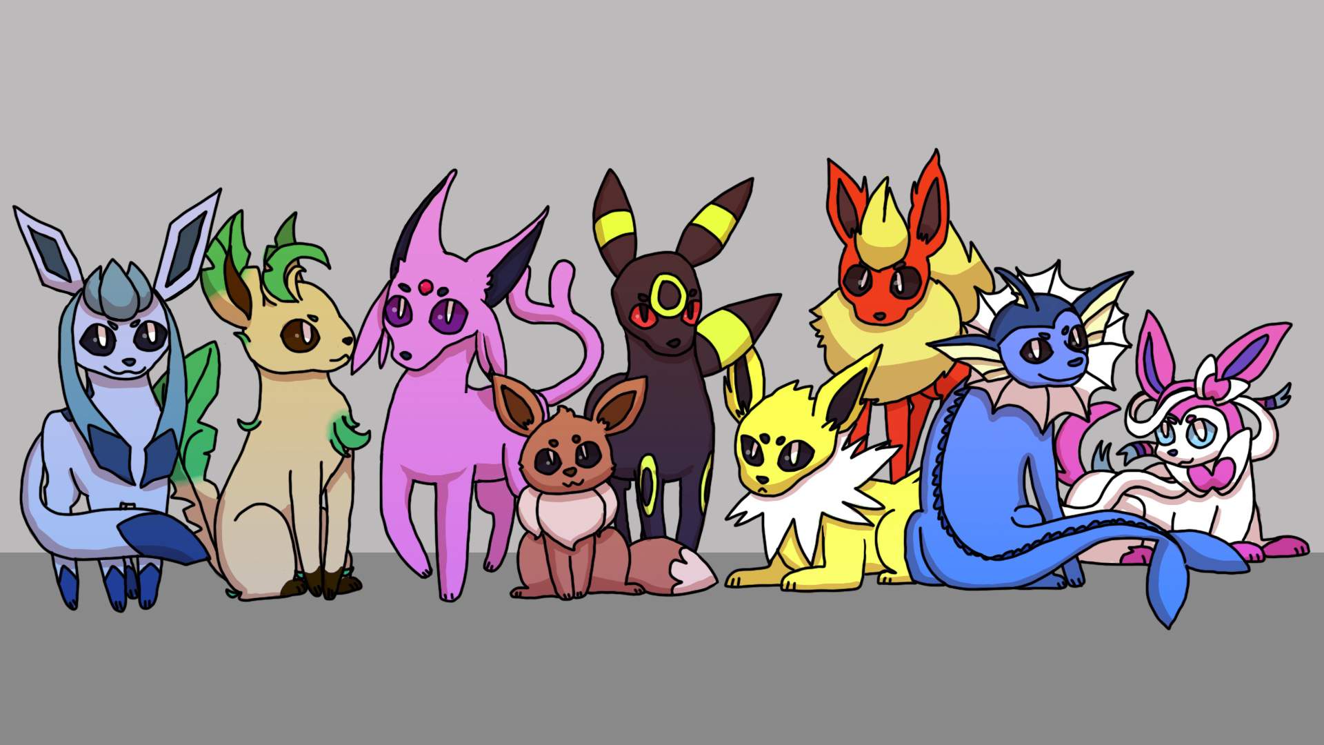 The Eeveelutions Get New Shinies | 🎨Pokemon Art/Drawing Amino 🎨 Amino