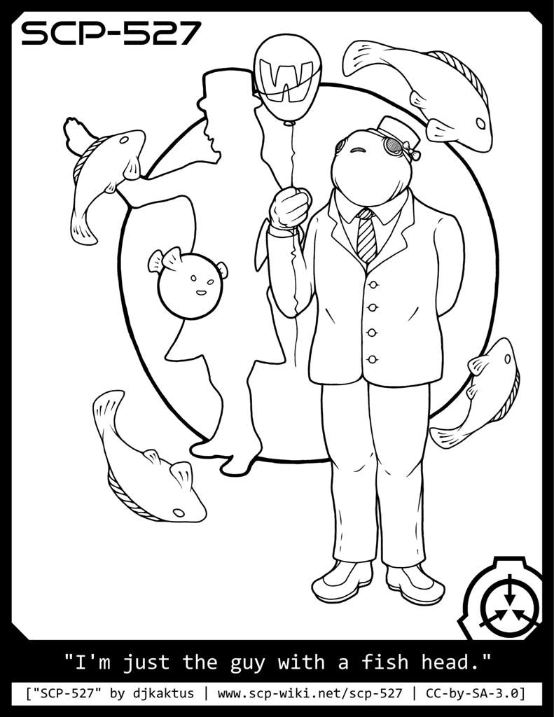 SCP Coloring Book Pages (Gore Warning for Fourth) .
