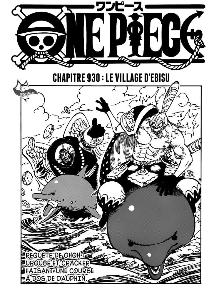 Le Chapitre 930 One Piece Amino