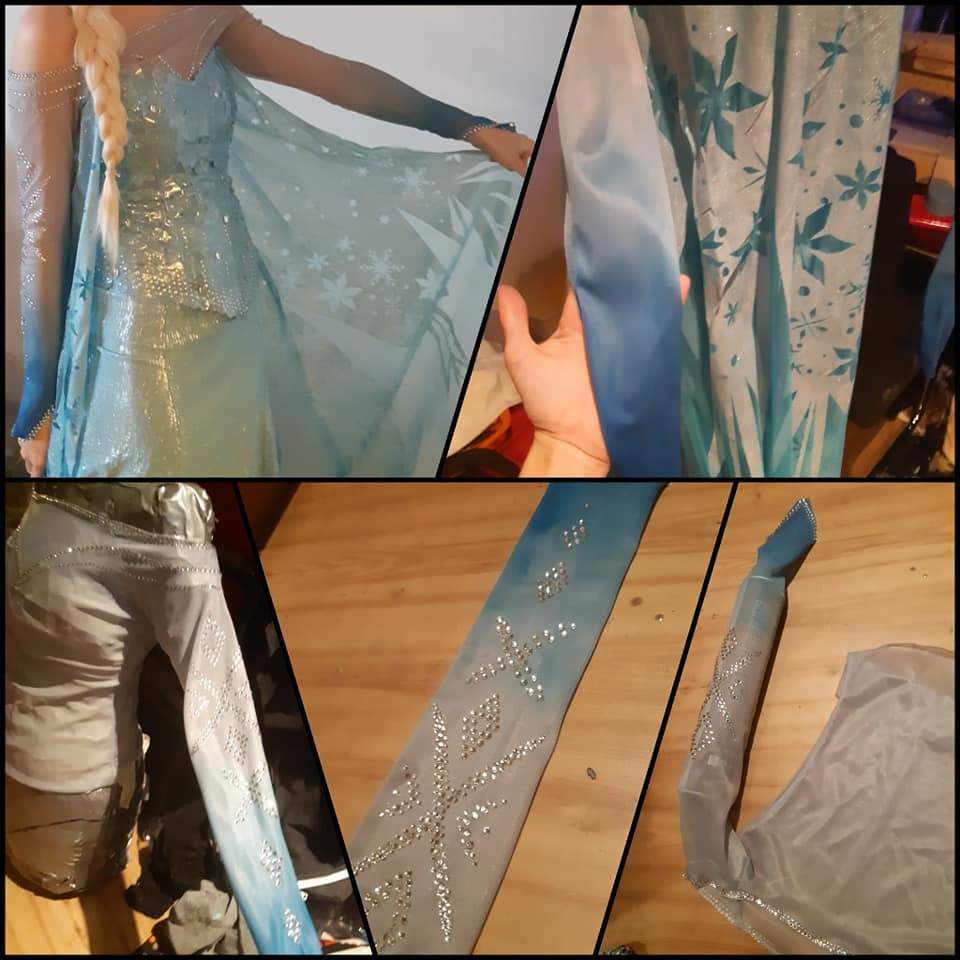 Elsa Frozen Cosplay Progress Cosplay Amino