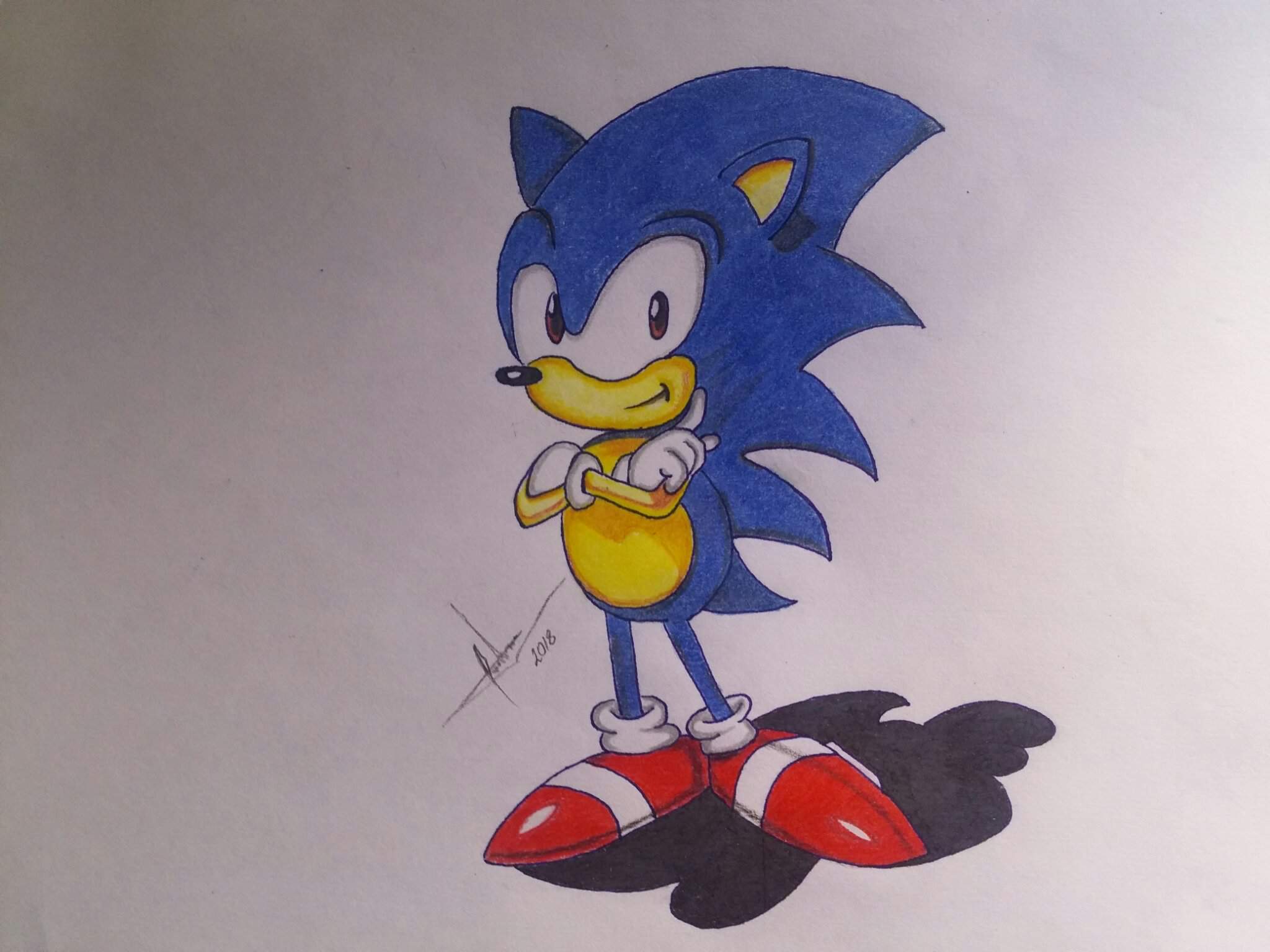 Sonic !! Coloreado | •Arte Amino• Amino