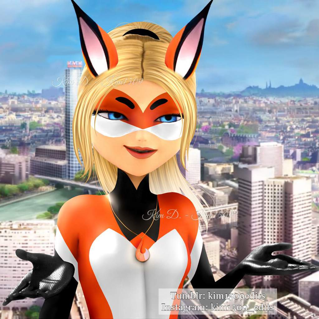 Chloé as Rena Rouge (By Kim1509) | Miraculous Amino