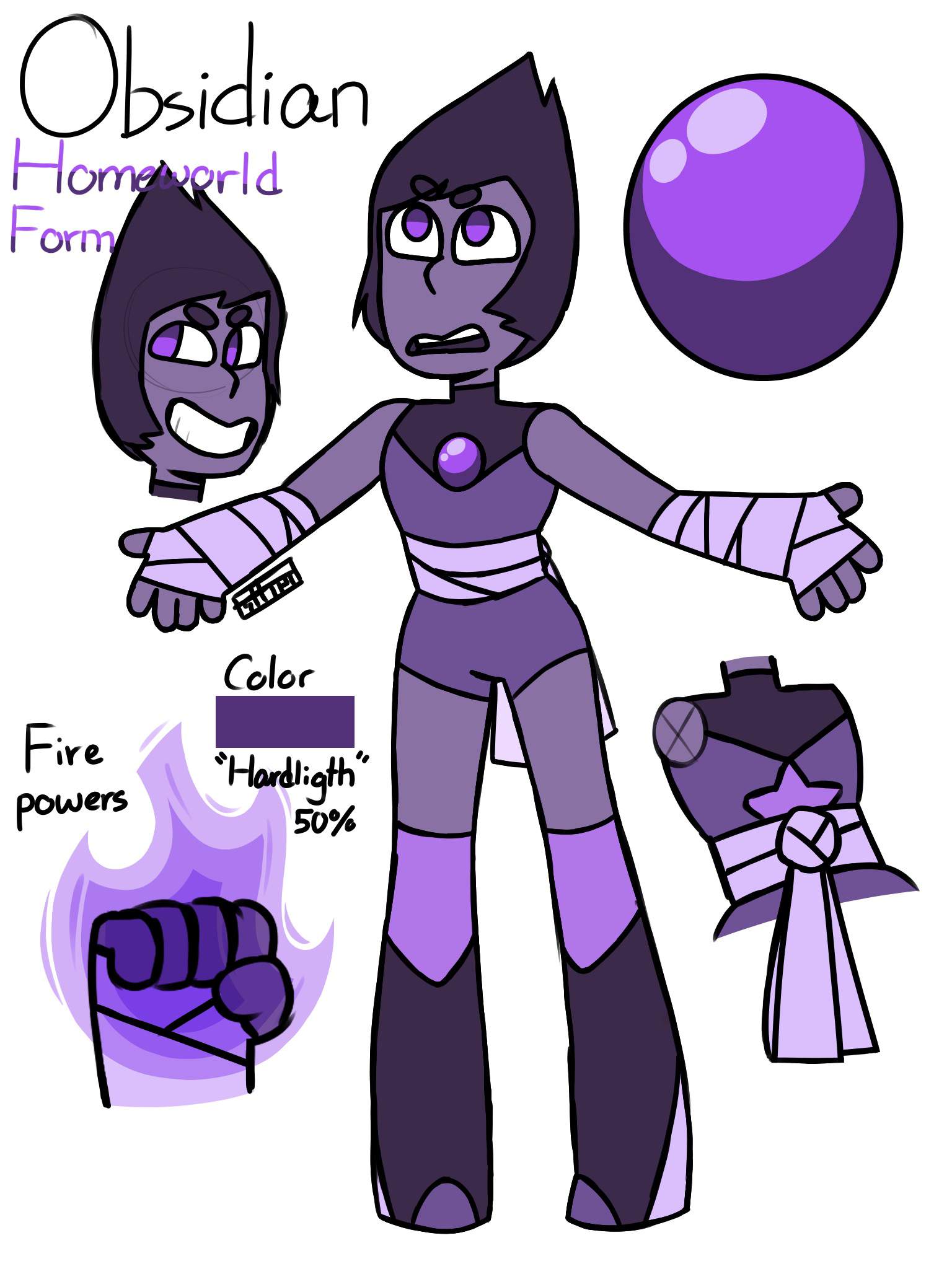 Obsidian redesign + Art dump 4 | Steven Universe Amino