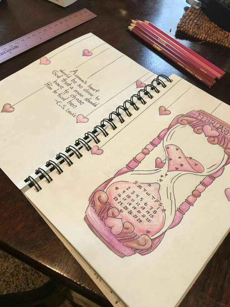 Portadas febrero♡ | Bullet journal y organización Amino