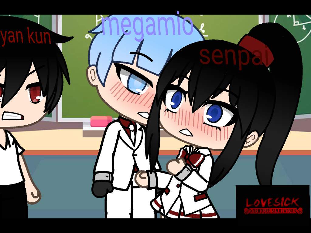 Megaimio X Senpai Yandere Simulator Credit To Autodesk Stetchbook And Gacha Life Yandere 