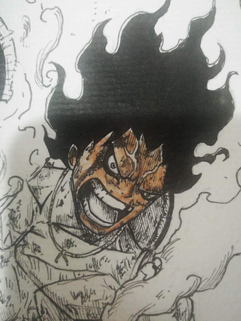 Luffy Gear 4 Snakeman | Art Showcase | Anime Amino