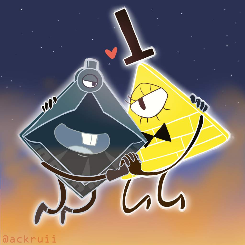 Some triangle commissions | Gravity Falls Amino