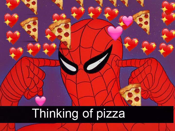 Love pizza time | Spider-Man Amino