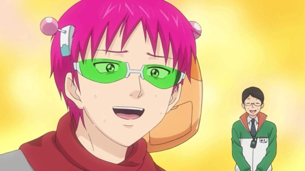 All the rare moments when saiki smiles | Anime Amino