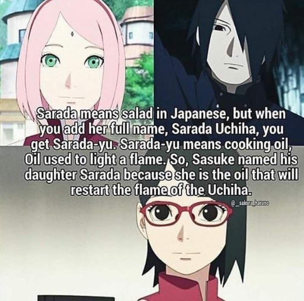 The Meaning Of Sarada’s Name | Naruto Amino