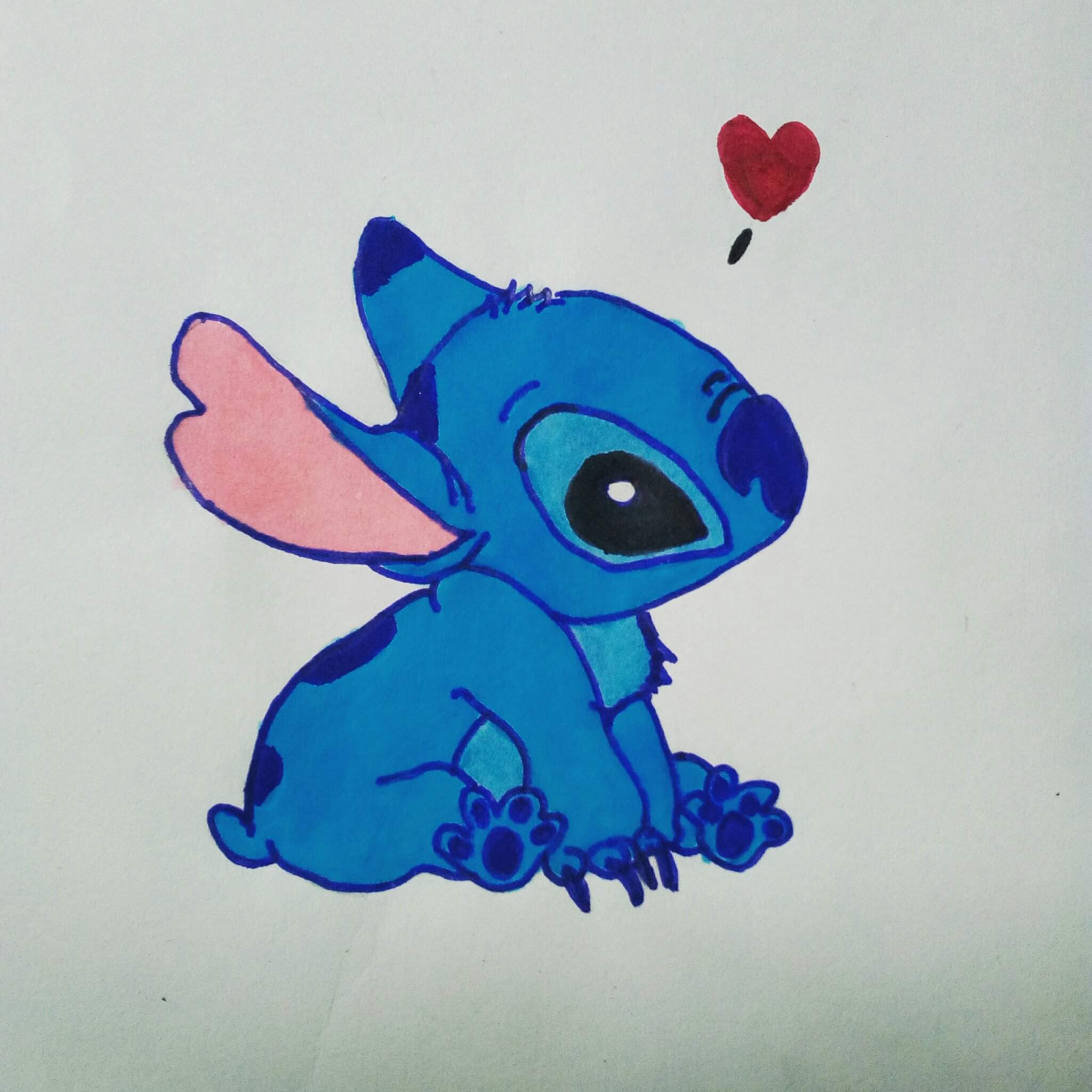 I drew Stitch from the film Lilo and Stitch💙 Hope you like it😊 | Anime ...