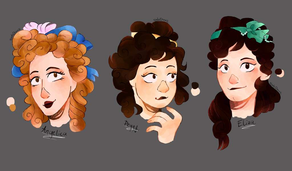 Historical Schuyler Sisters ~ | Hamilton Amino